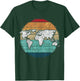 Retro World Map T-Shirt - T-Shirt | Forest