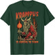 Christmas Krampus Is Coming Hail Santa Clothing T-Shirt - T-Shirt | Forest
