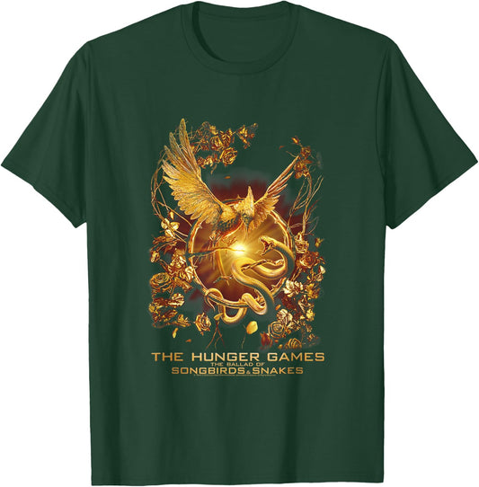Hunger Games The Ballad of Songbirds and Snakes Movie Poster T-Shirt - T-Shirt | Forest