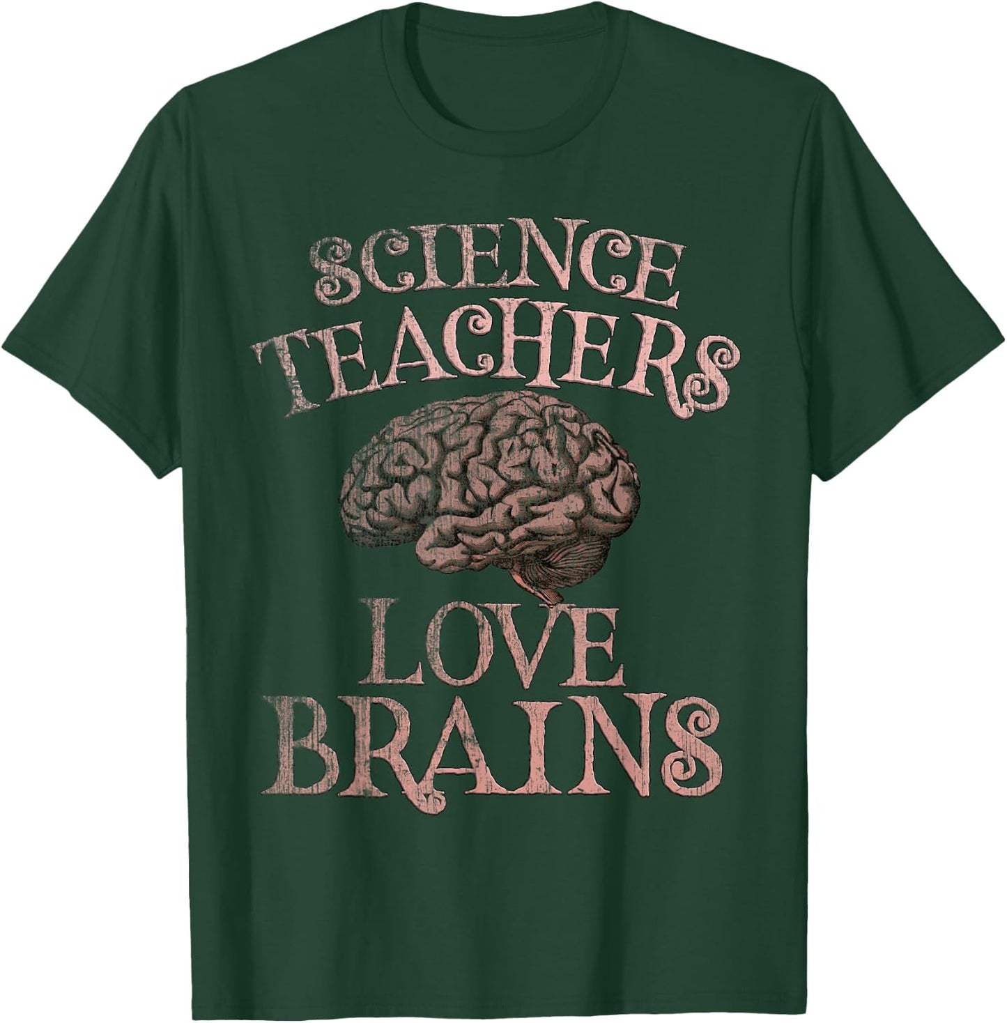 SCIENCE TEACHERS LOVE BRAINS This is My Scary Costume T-Shirt - T-Shirt | Forest