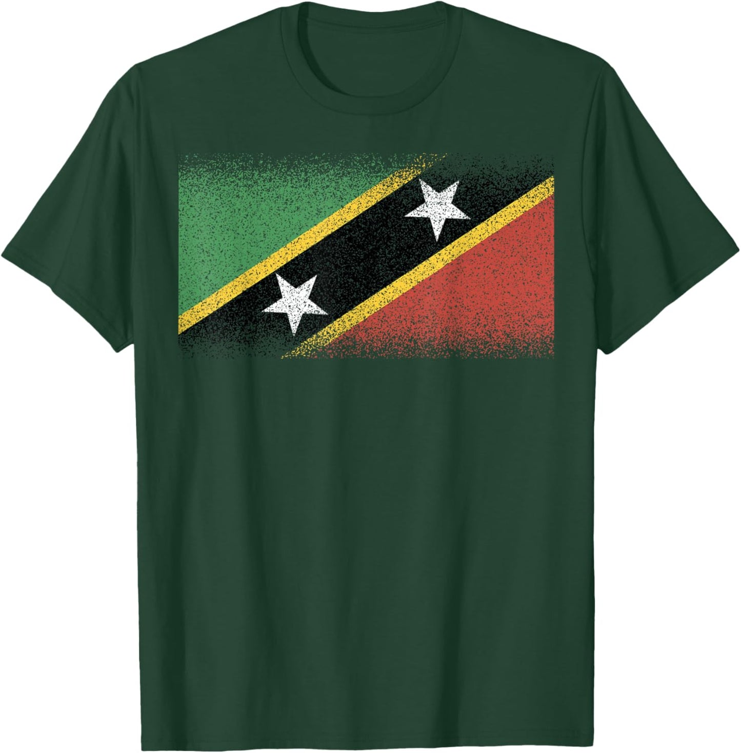 National Flag of Saint Kitts souvenir gift women T-Shirt - T-Shirt | Forest