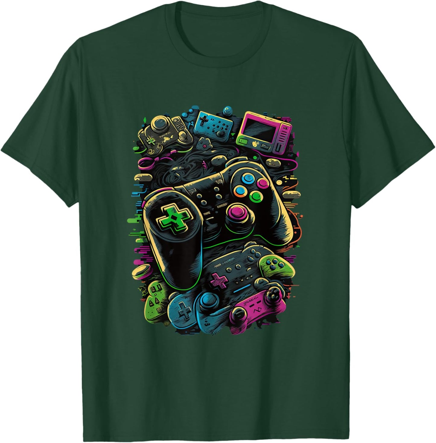Control gamer Video Game Controller T-Shirt - T-Shirt | Forest