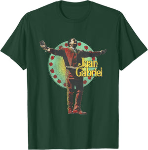 Juan Gabriel Red Suit and Wine Glass T-Shirt - T-Shirt | Forest