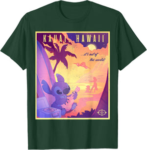 Disney Lilo & Stitch Kauai Hawaii It's Out of This World T-Shirt - T-Shirt | Forest
