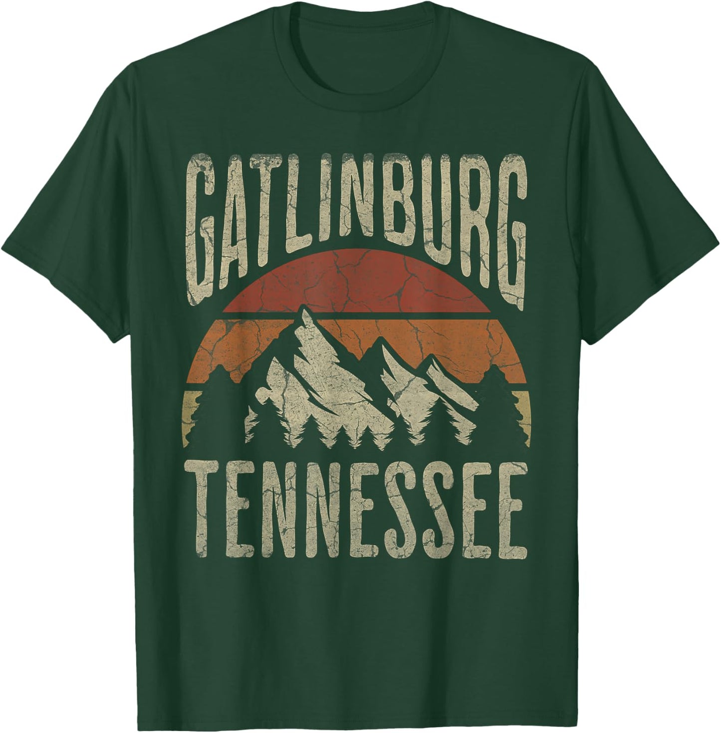 Gatlinburg Tennessee Hiking Outdoors T-Shirt - T-Shirt | Forest
