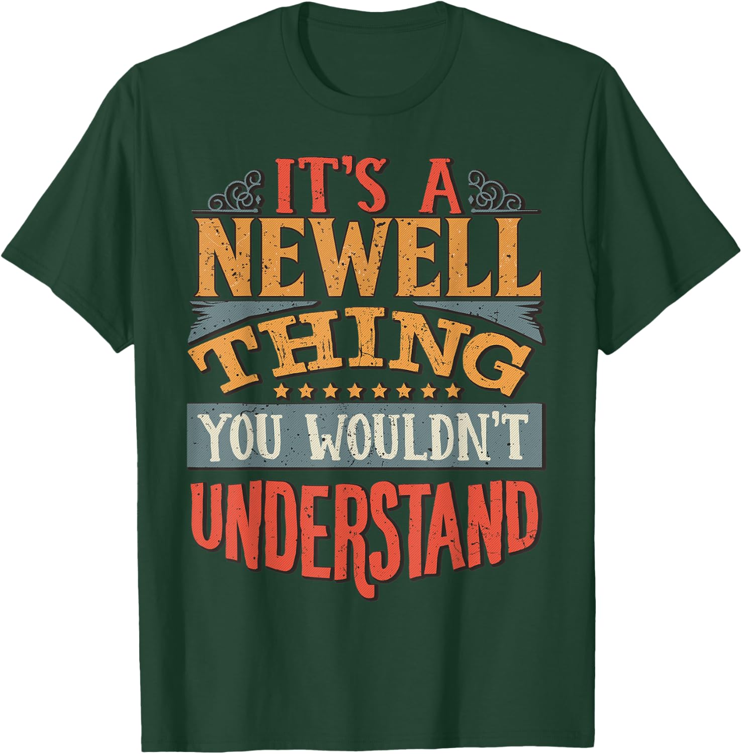 Newell Name T-Shirt - T-Shirt | Forest