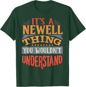 Newell Name T-Shirt - T-Shirt | Forest
