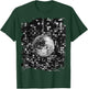Black and White Disco Ball Club Retro Small T-Shirt - T-Shirt | Forest