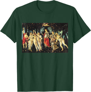 The Spring (Primavera) by Sandro Botticelli T-Shirt - T-Shirt | Forest