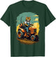 Funny Farm Tractor Lover Cat Farmer Life Cat Driving Tractor T-Shirt - T-Shirt | Forest