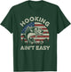 Hooking Ain't Easy Vintage Funny Fishing Fisherman USA Flag T-Shirt - T-Shirt | Forest