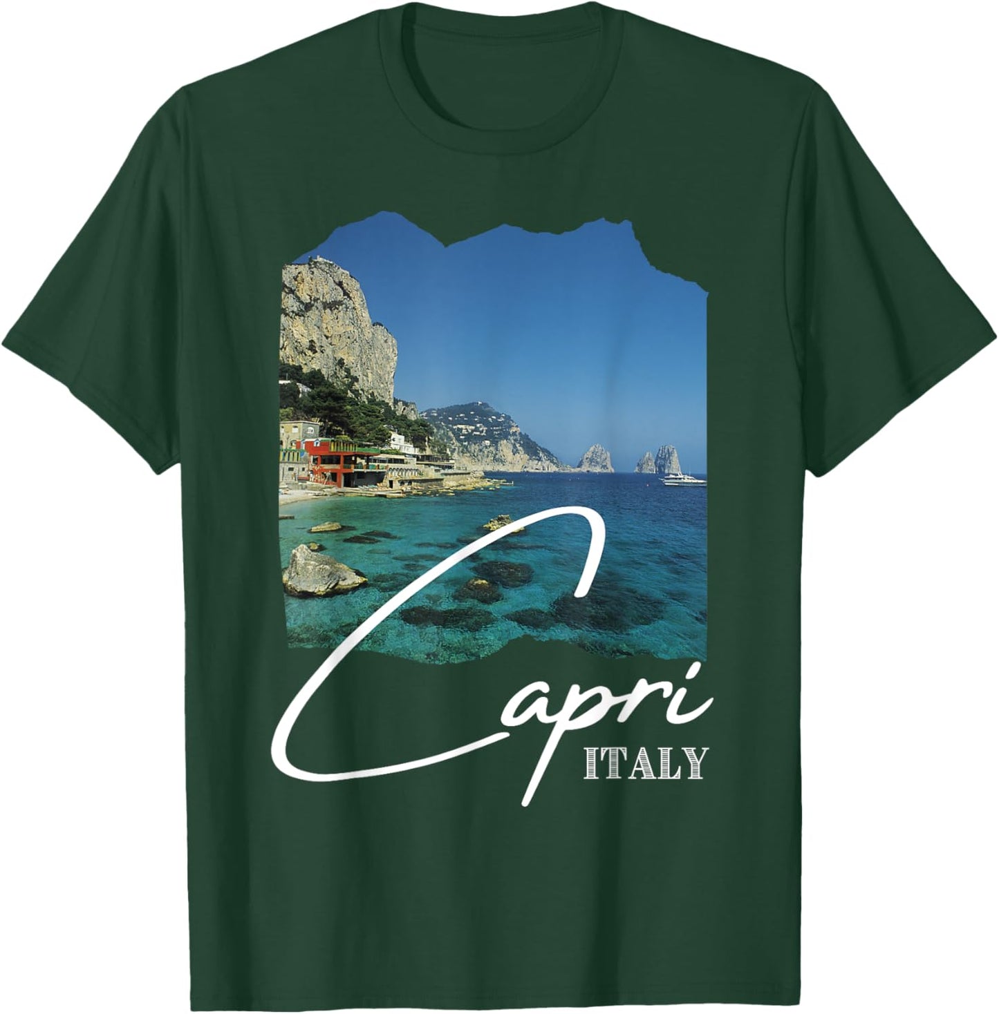 Capri Island - Capri Italy - Capri Souvenir T-Shirt - T-Shirt | Forest
