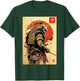 Japanese retro Art Samurai Vintage japanese Bushido Fighter T-Shirt - T-Shirt | Forest