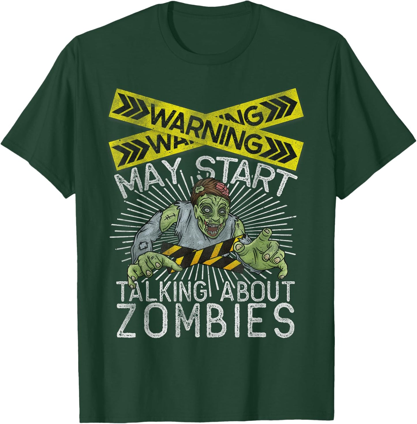 Zombie, Halloween, Undead, Zombie Lover, Funny Zombie T-Shirt - T-Shirt | Forest