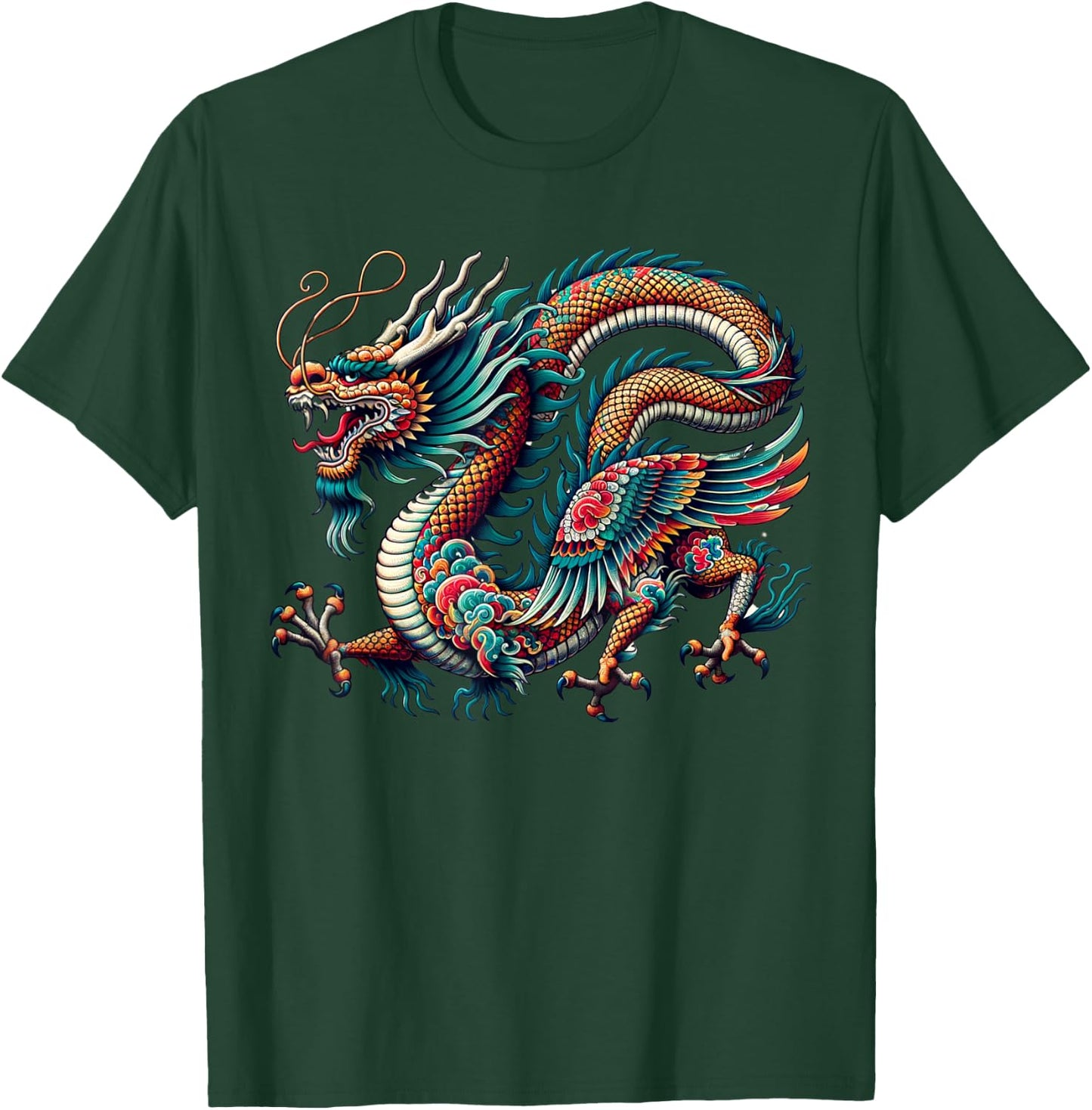 Year of the Wooden Dragon 2024 T-Shirt - T-Shirt | Forest