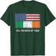 Usa Ireland Irish American Flag Dual Citizen Citizenship T-Shirt - T-Shirt | Forest