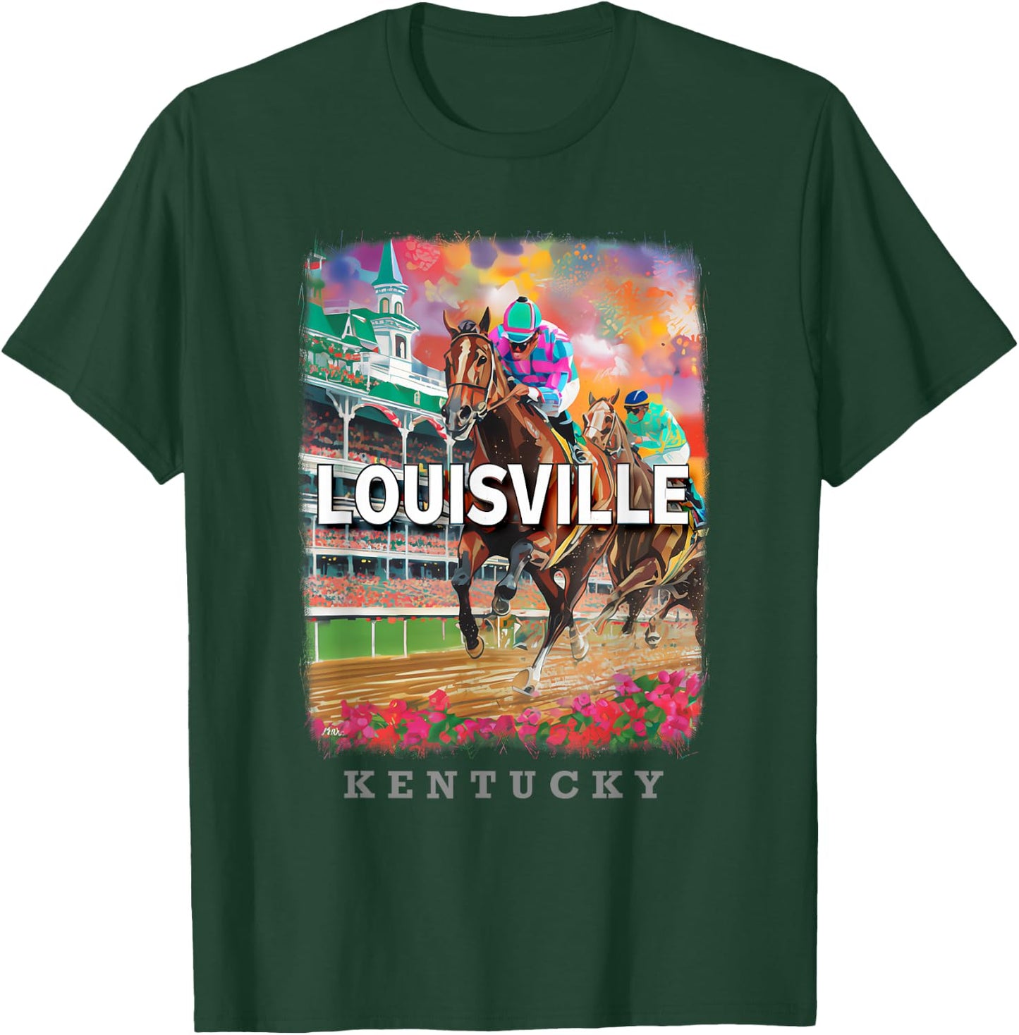 Louisville Kentucky KY Event Delight SD216 T-Shirt - T-Shirt | Forest