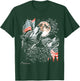 Wolf 4th of July American Flag Howling America Moon Funny T-Shirt - T-Shirt | Forest