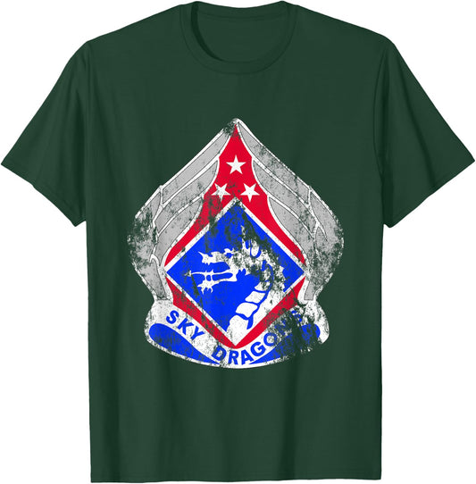 18th Airborne Corps DUI Insignia - XVIII ABN Corps Vintage T-Shirt - T-Shirt | Forest
