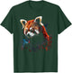 Red Panda Lover Artwork | Animal Motif Red Panda T-Shirt - T-Shirt | Forest