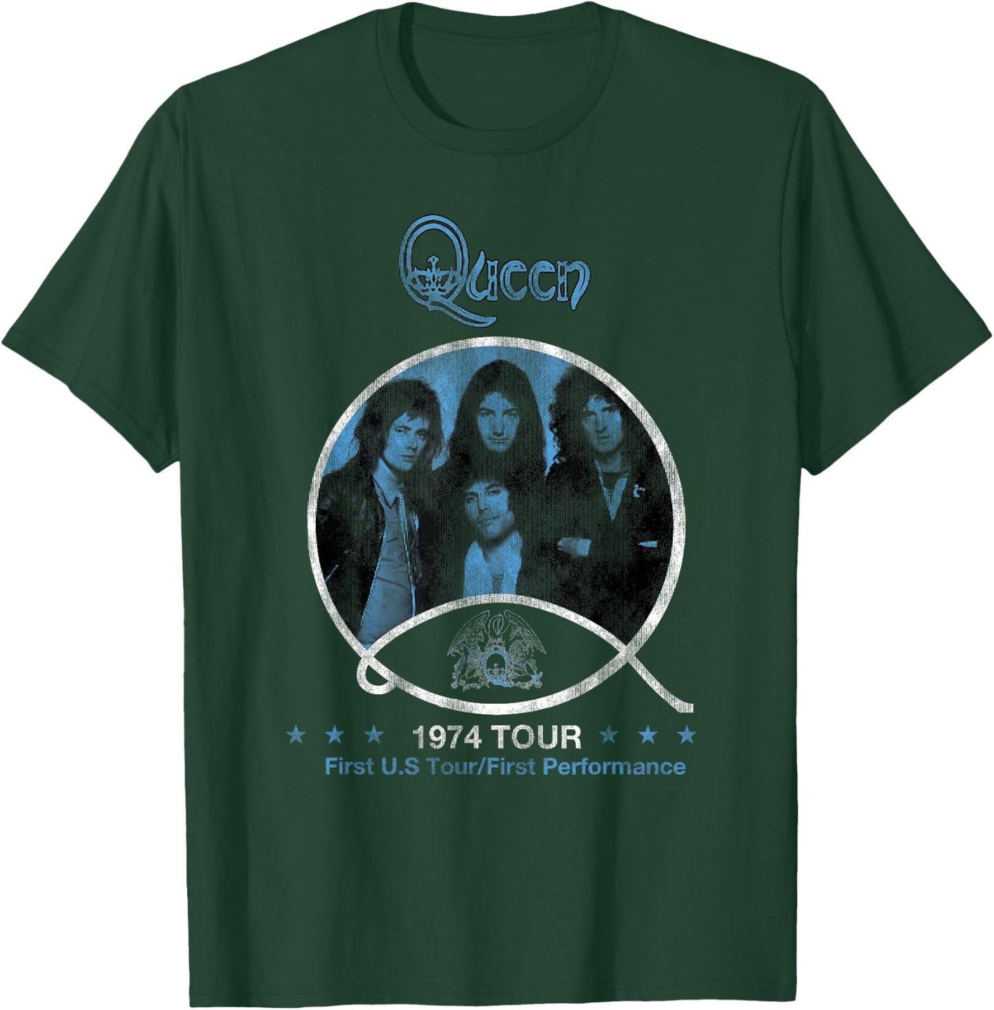 Official Queen 1974 T-Shirt - T-Shirt | Forest