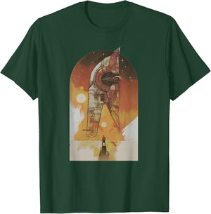 Star Wars The Book of Boba Fett Ship Tatooine T-Shirt - T-Shirt | Forest