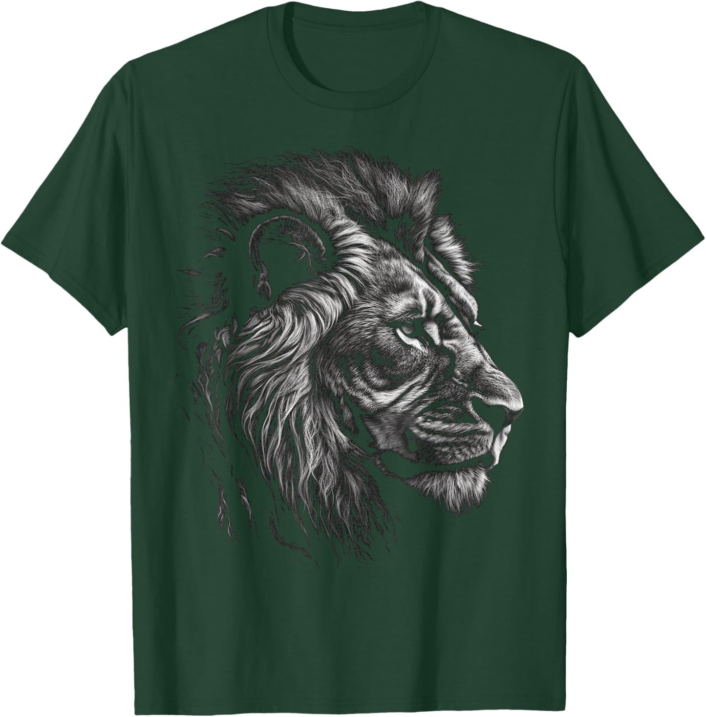 Lion - Art Animal Lion T-Shirt - T-Shirt | Forest