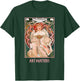 Women with Flowers Paris Mucha Art Nouveau Art Matters T-Shirt - T-Shirt | Forest