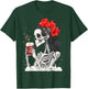 Skeleton Messy Bun Coffee Funny Costume Mom Women T-Shirt - T-Shirt | Forest