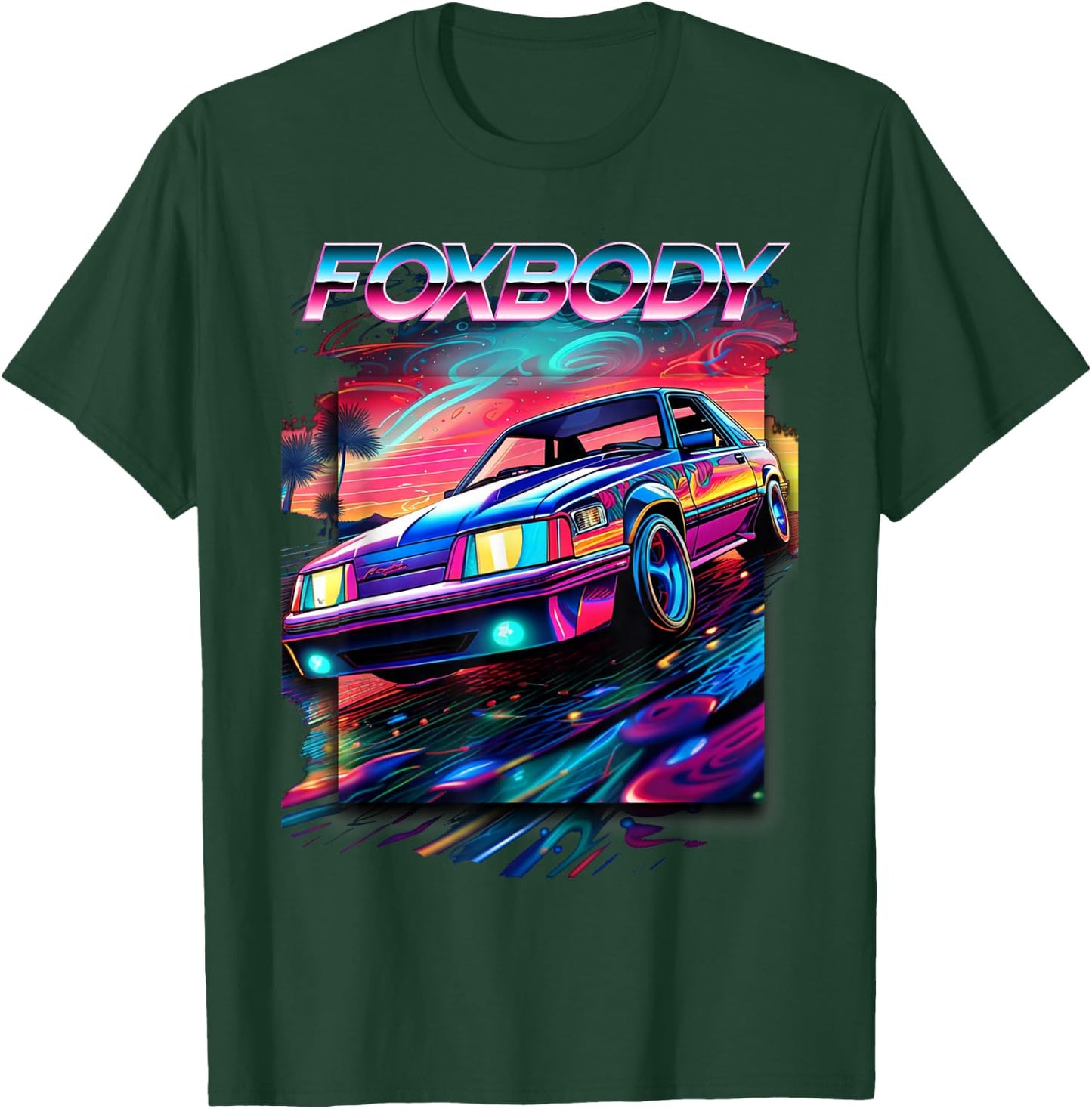 Foxbody, Foxbody Nation, Foxbody stang, Car enthusiast T-Shirt - T-Shirt | Forest