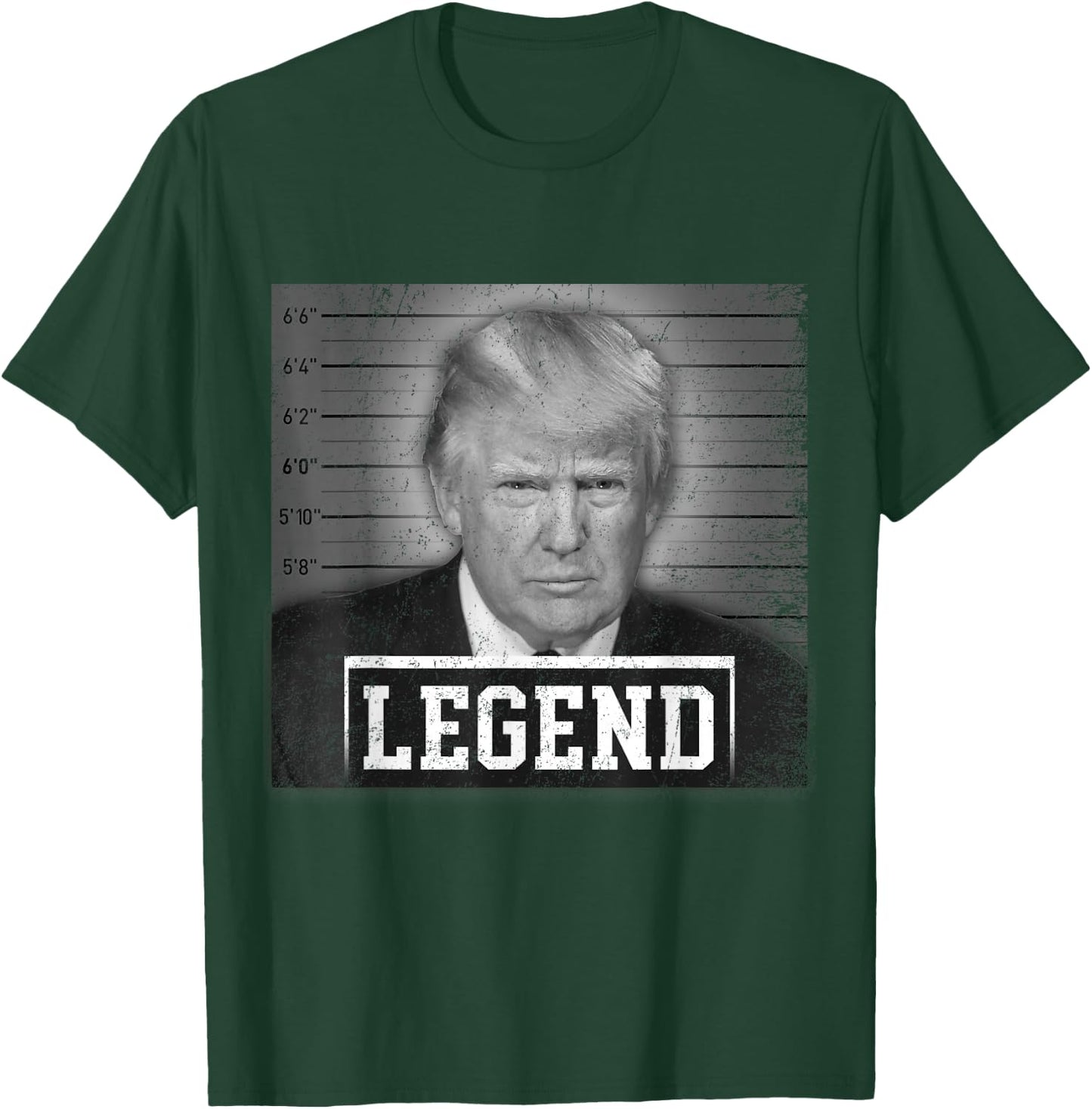 Trump 2024 Mugshot President Legend Save America Vintage T-Shirt - T-Shirt | Forest