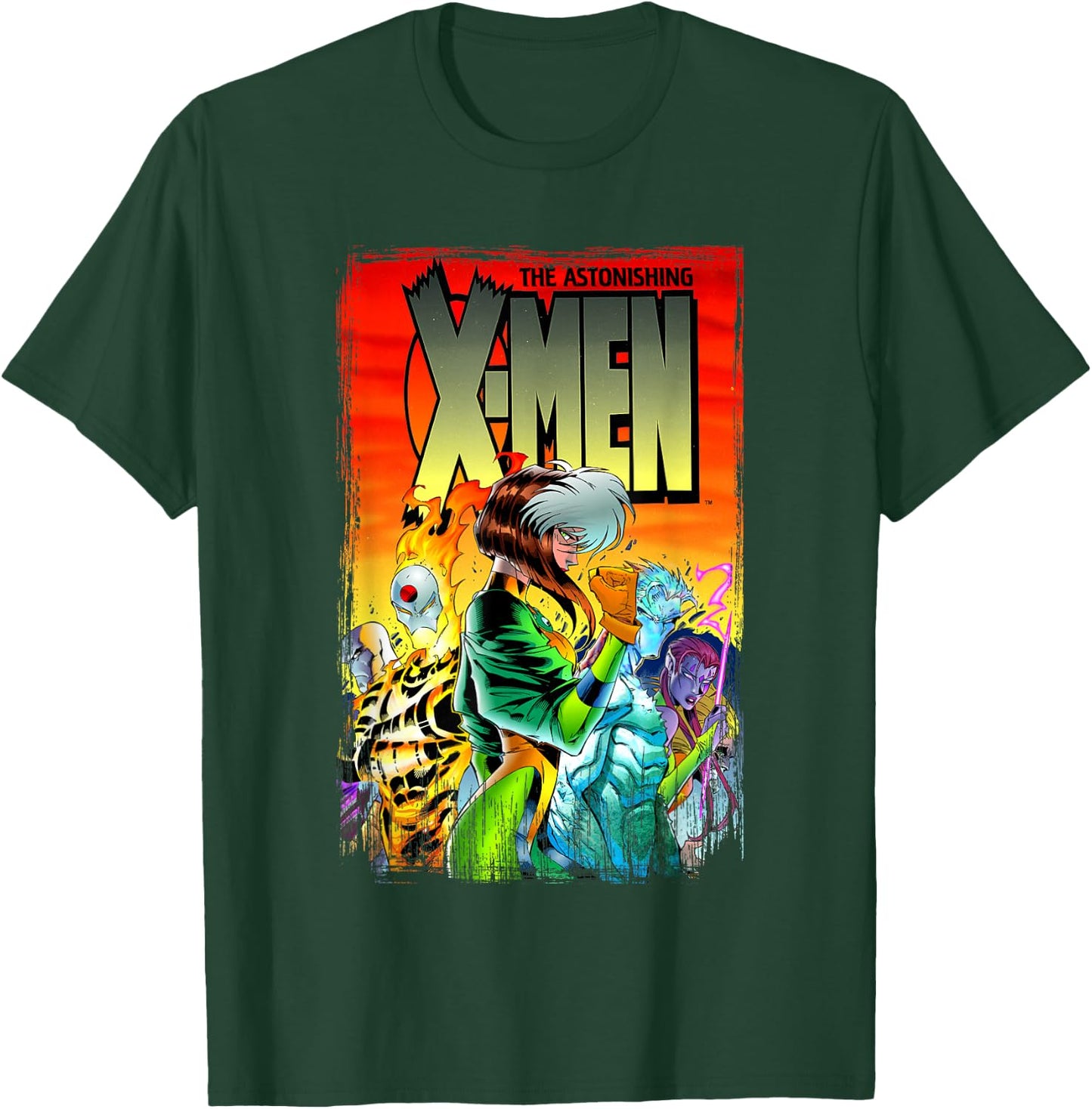 Marvel X-Men The Astonishing X-Men Comic Book Cover T-Shirt - T-Shirt | Forest