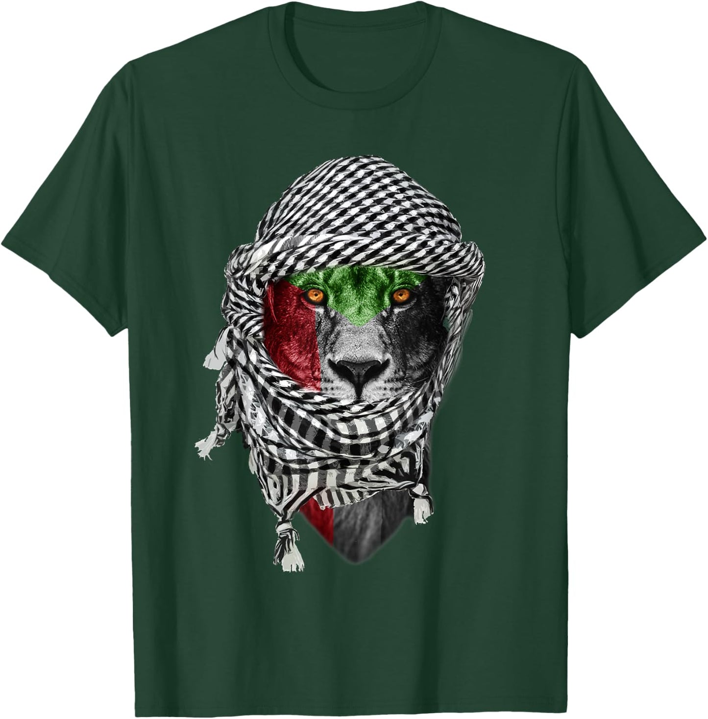 Free Palestine, Palestinian Lion T-Shirt - T-Shirt | Forest