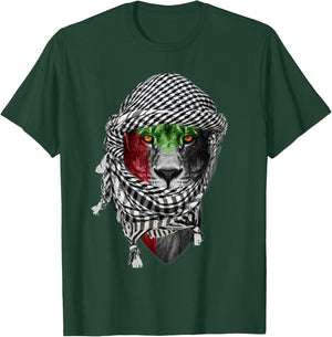 Free Palestine, Palestinian Lion T-Shirt - T-Shirt | Forest