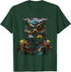 Owl artwork - bird art animal owl T-Shirt - T-Shirt | Forest