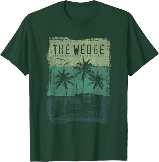 The Wedge Newport Beach California Best Surf Spot T-Shirt - T-Shirt | Forest