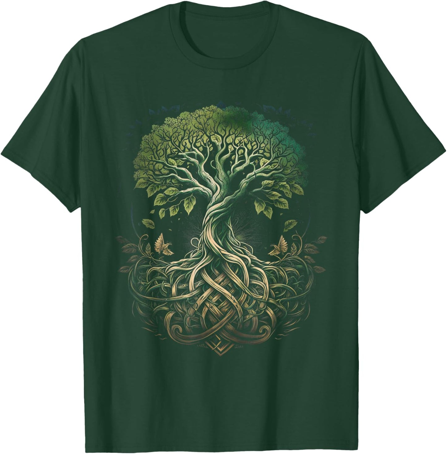 Tree of Life Viking Midgard Thor Walhalla T-Shirt - T-Shirt | Forest