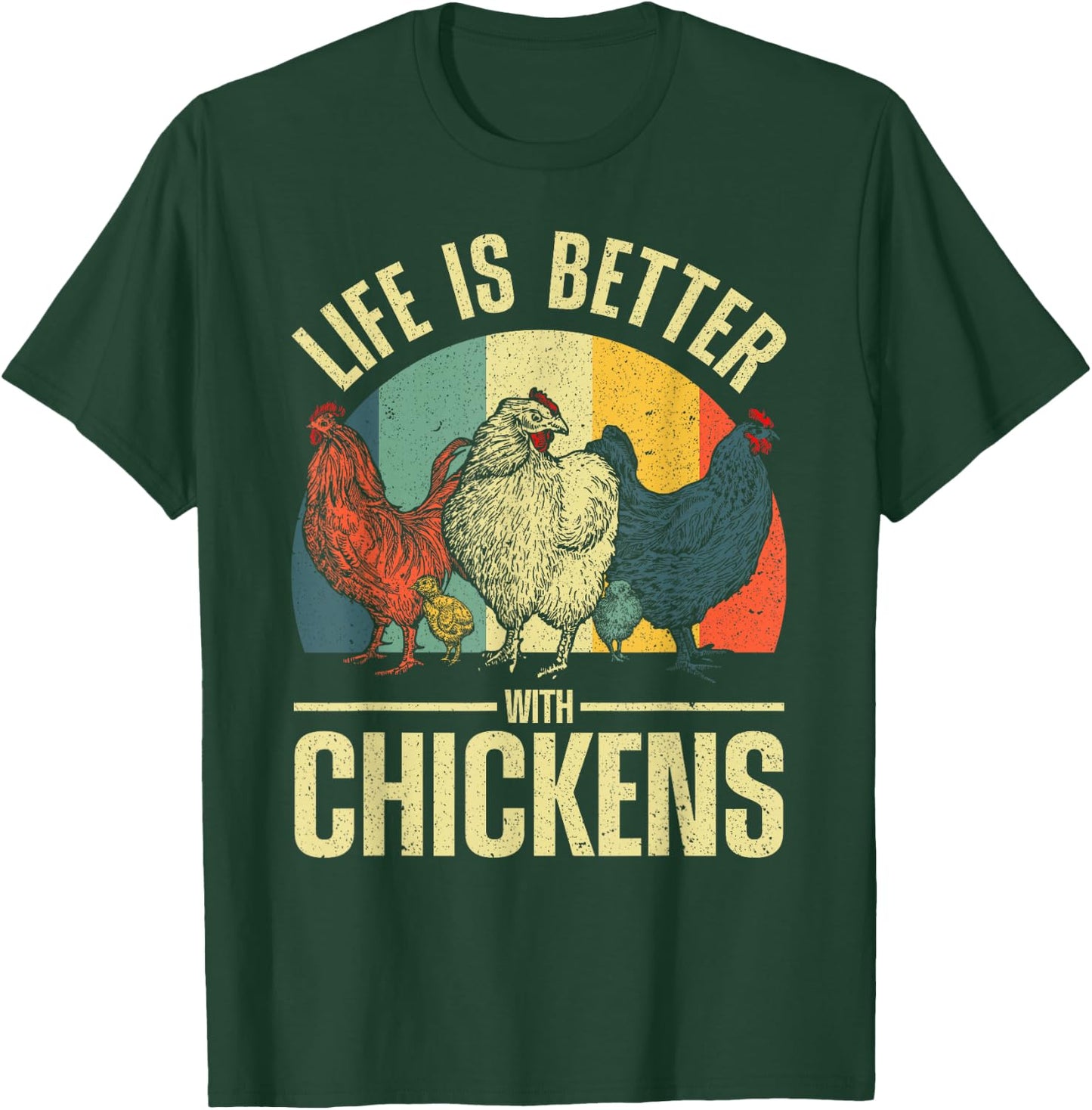 Cute Chicken Women Chicken Farmer Whisperer Lovers T-Shirt - T-Shirt | Forest