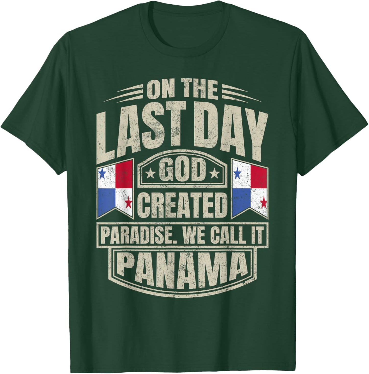 Panamanian Men & Women Panama T-Shirt - T-Shirt | Forest