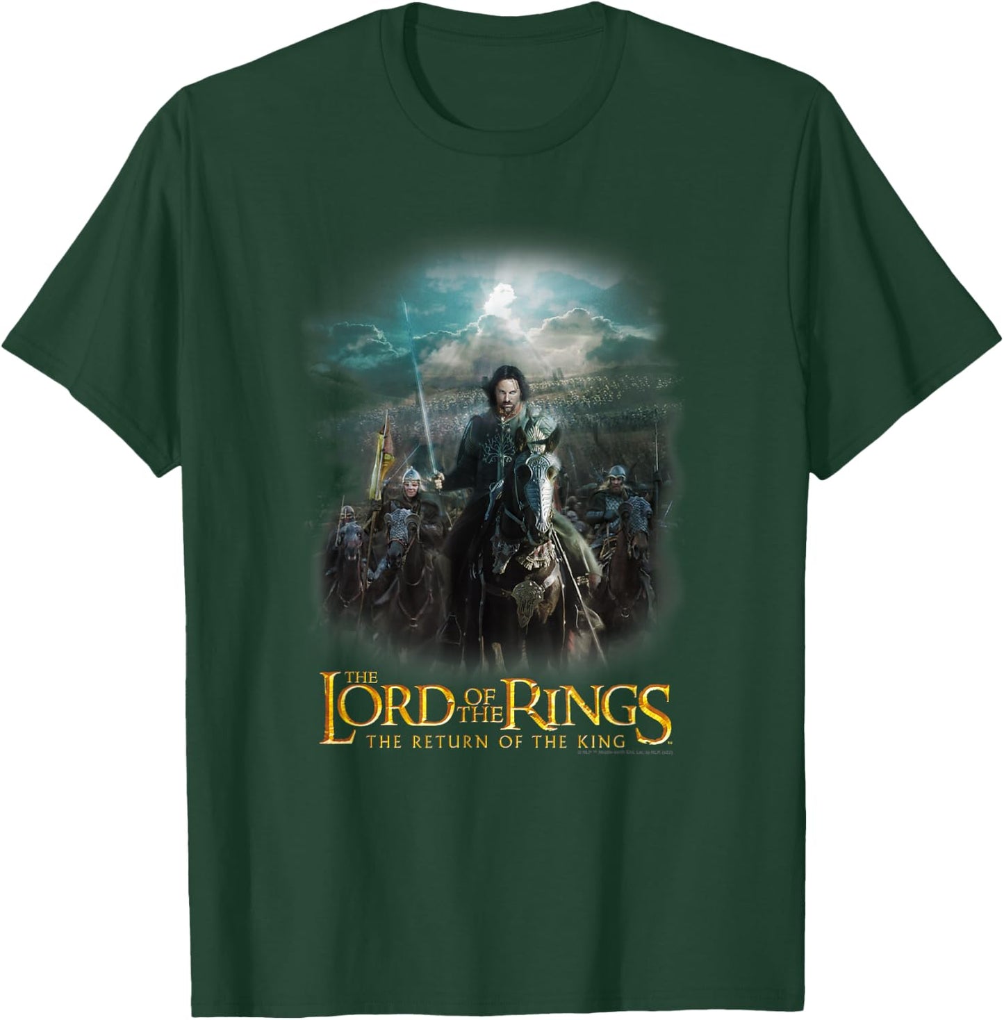The Lord of the Rings The Return Of The King Epic Poster T-Shirt - T-Shirt | Forest