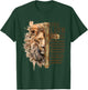 The Lion Of Judah Jesus Revelation Inspirational Christian T-Shirt - T-Shirt | Forest