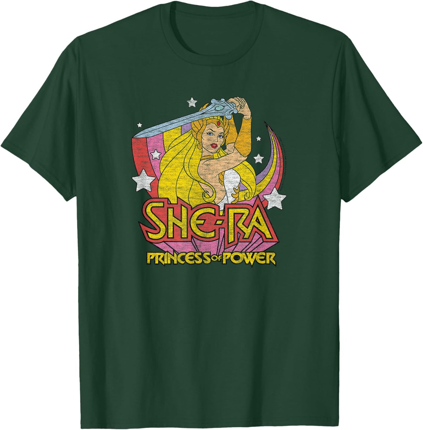 She-Ra - Princess of Power Sword Rainbow T-Shirt - T-Shirt | Forest