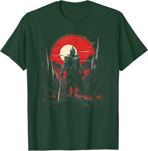 Knight Sword Chivalry Horse Fantasy T-Shirt - T-Shirt | Forest