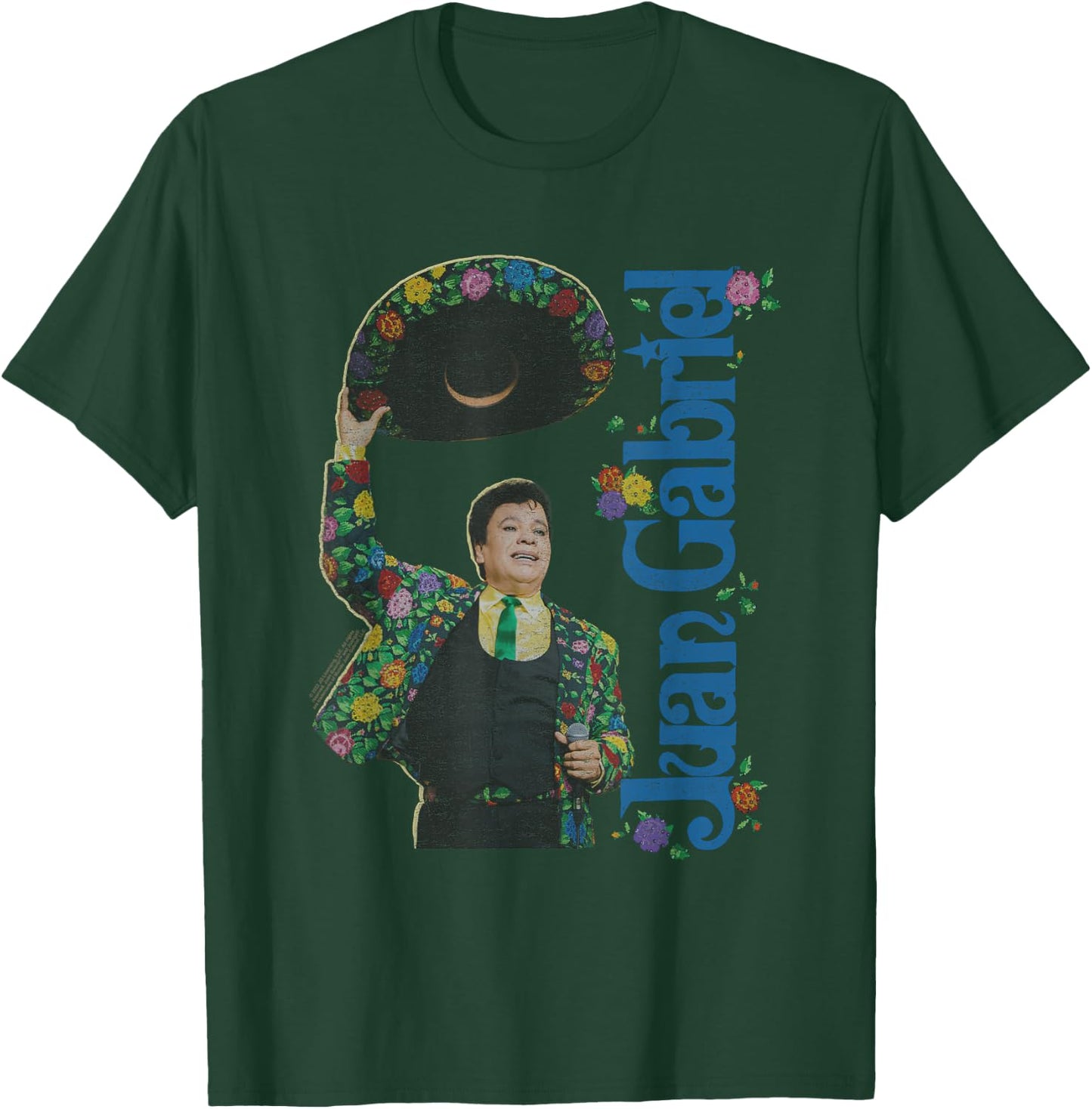Popfunk Juan Gabriel Hats Off Mexican Themed T-Shirt - T-Shirt | Forest