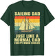 Funny Sailing Art For Dad Men Sailing Sailor Sail Sailboat T-Shirt - T-Shirt | Forest
