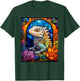 Stained Glass Style Tuatara T-Shirt - T-Shirt | Forest