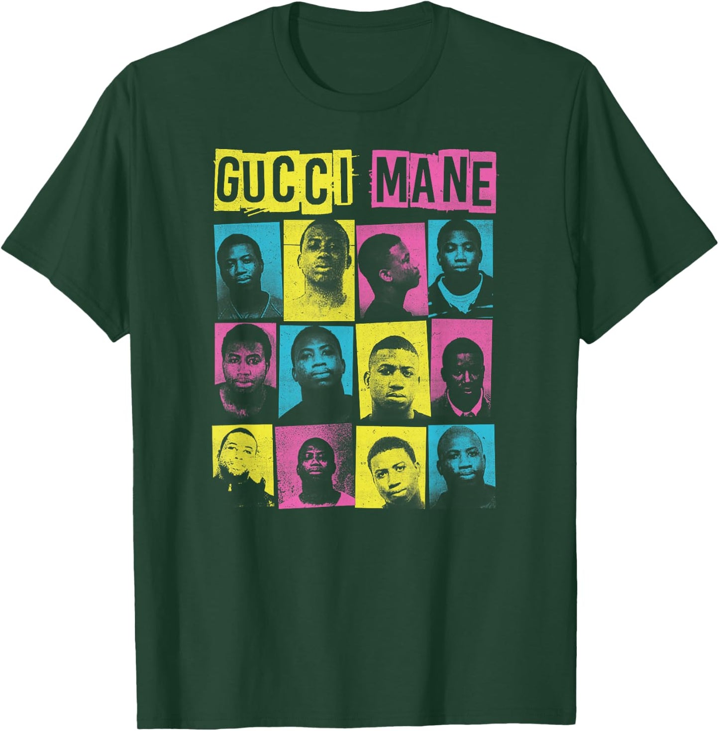 Gucci Mane Gucci Squares T-Shirt - T-Shirt | Forest