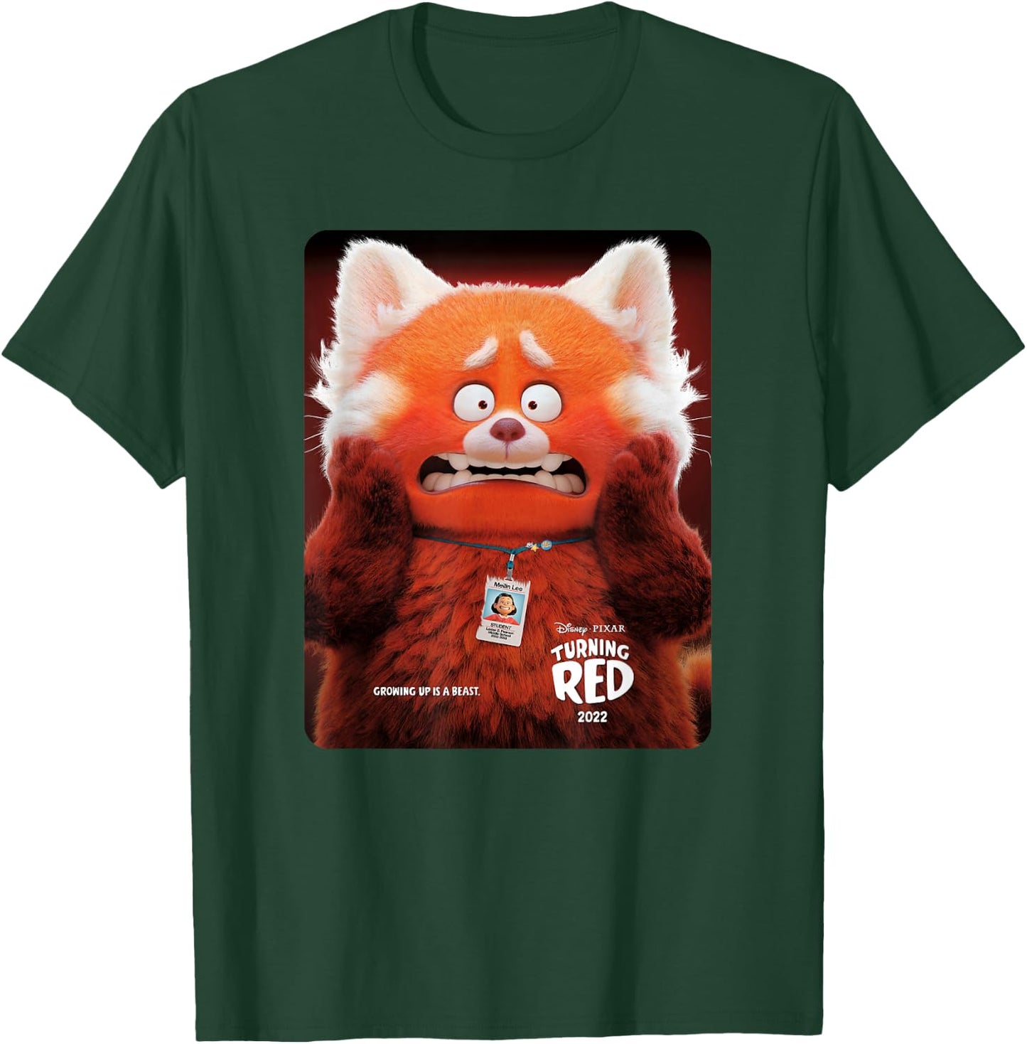 Disney Pixar Turning Red Mei Shocked Screen Grab T-Shirt - T-Shirt | Forest