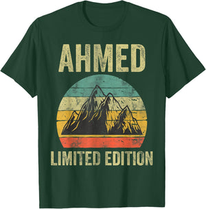Personalized Name Shirt Ahmed Vintage Limited Edition T-Shirt - T-Shirt | Forest
