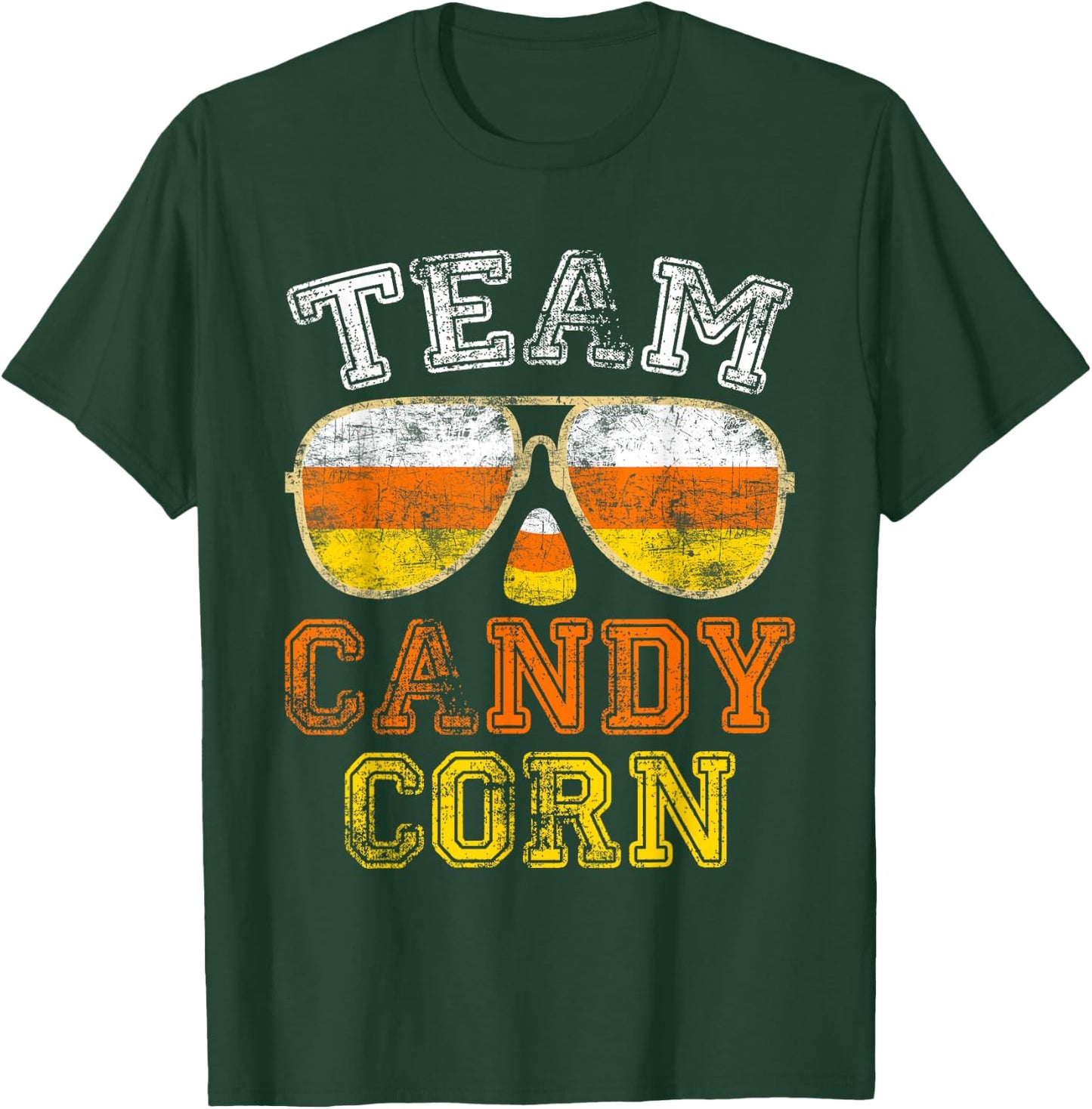 Team Candy Corn Funny Halloween T-Shirt - T-Shirt | Forest